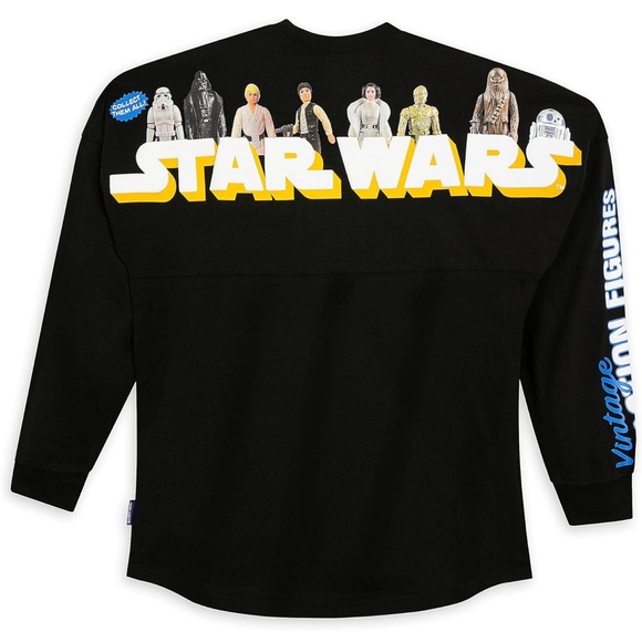 Spirit Jersey Other - Star Wars Spirit Jersey VTG Action Figures Long Sleeve XL